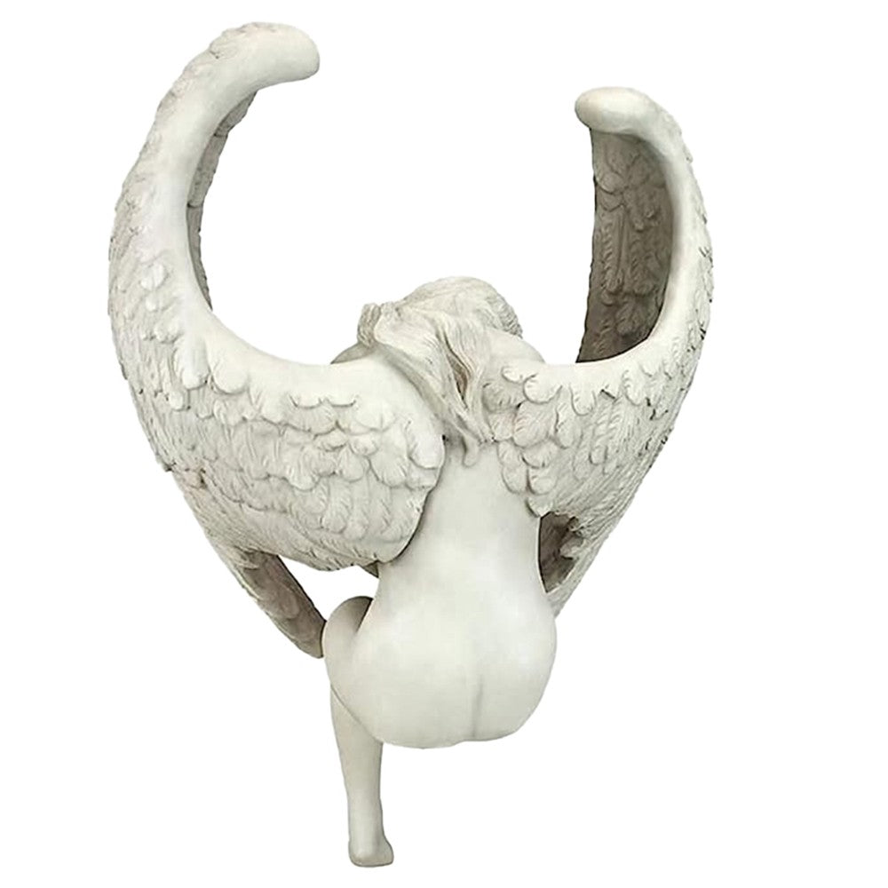 Resin Redemption Angel Statue Tabletop Fairy Figurine Decoration Garden Patio Lawn Ornament