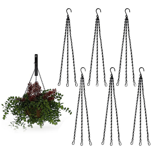 6Pcs Hanging Flower Basket Chains Hanging Planter Chains Flowerpot Hanger Lantern Hanging Chains