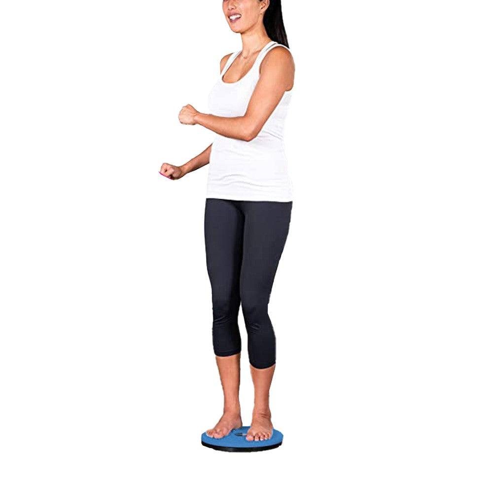Exercise Ab Twister Board Waist Twisting Disc Foot Massager Balance Board Blue