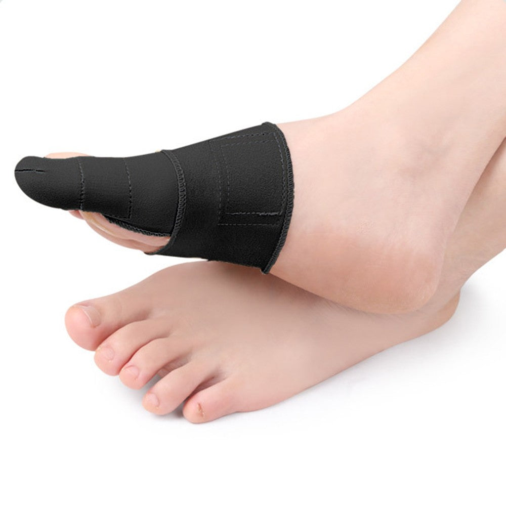 2 Pairs of Unisex Bunion Corrector Toe Straightening Separators for Hallux Valgus Black