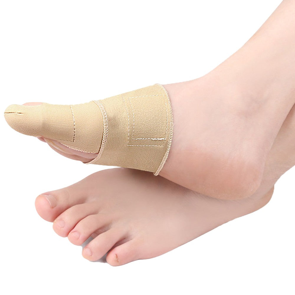 2 Pairs of Unisex Bunion Corrector Toe Straightening Separators for Hallux Valgus Nude