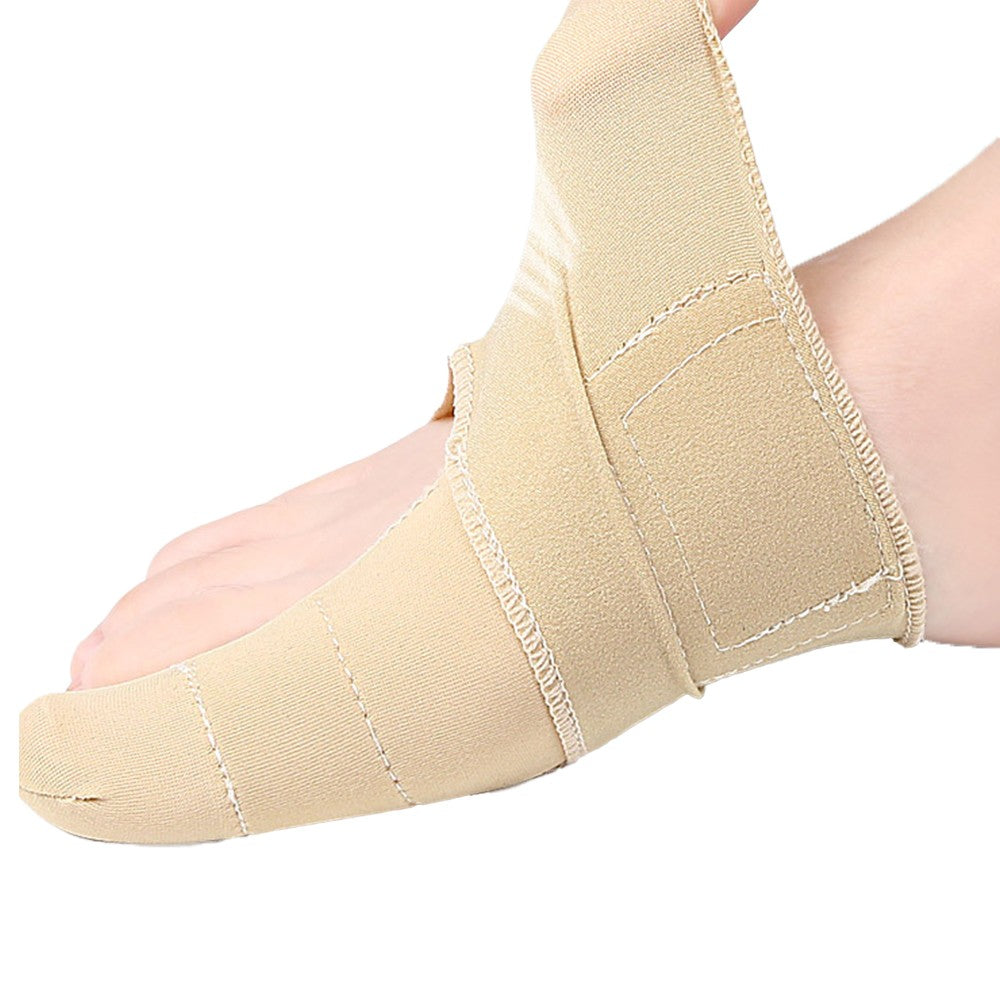 2 Pairs of Unisex Bunion Corrector Toe Straightening Separators for Hallux Valgus Nude