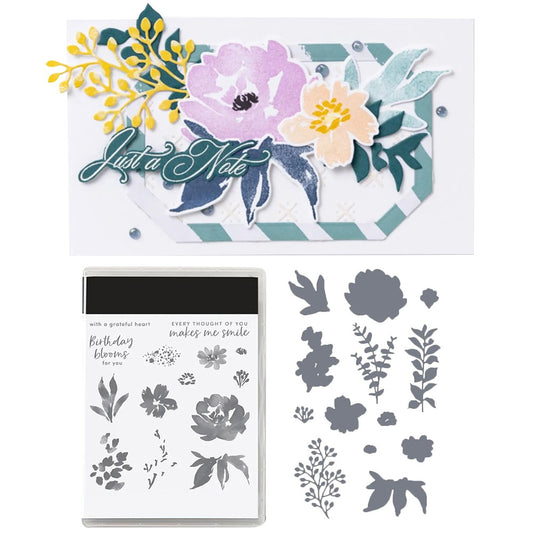 Cutting Dies and Stamps Set Embossing Stencil for DIY Scrapbooking Cards Making Style 2