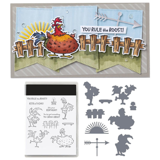 Cutting Dies and Stamps Set Embossing Stencil for DIY Scrapbooking Cards Making Style 3