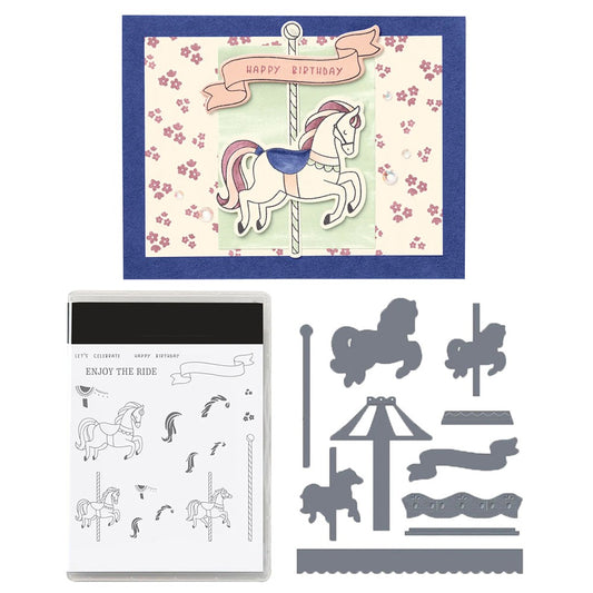 Cutting Dies and Stamps Set Embossing Stencil for DIY Scrapbooking Cards Making Style 4