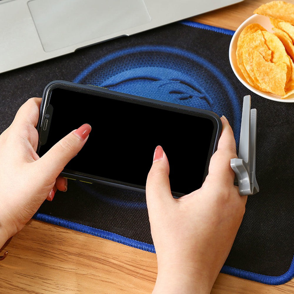 10Pcs Finger Chopsticks Snack Clips Snack Chopsticks for Gamers Light Grey