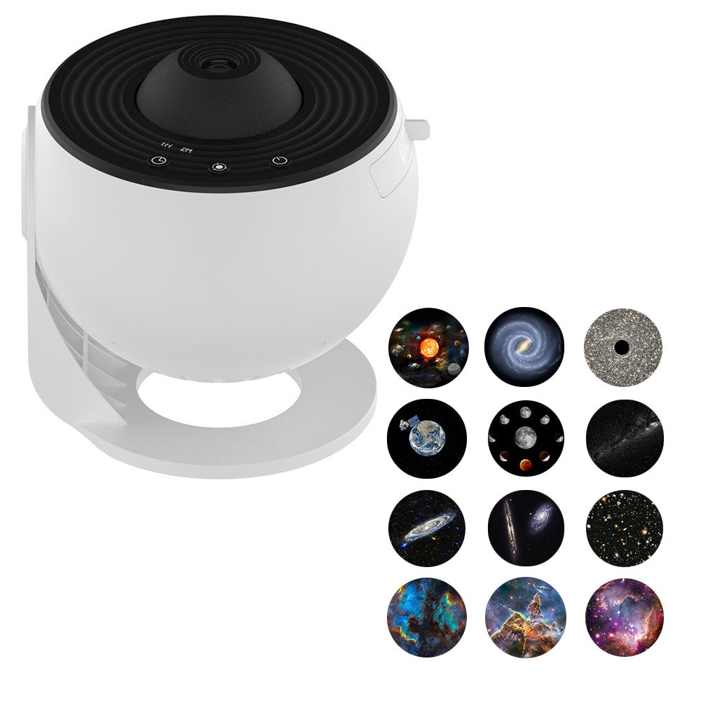 Planetarium Projector Galaxy Projector Light Night Light with 12 Sheets Films