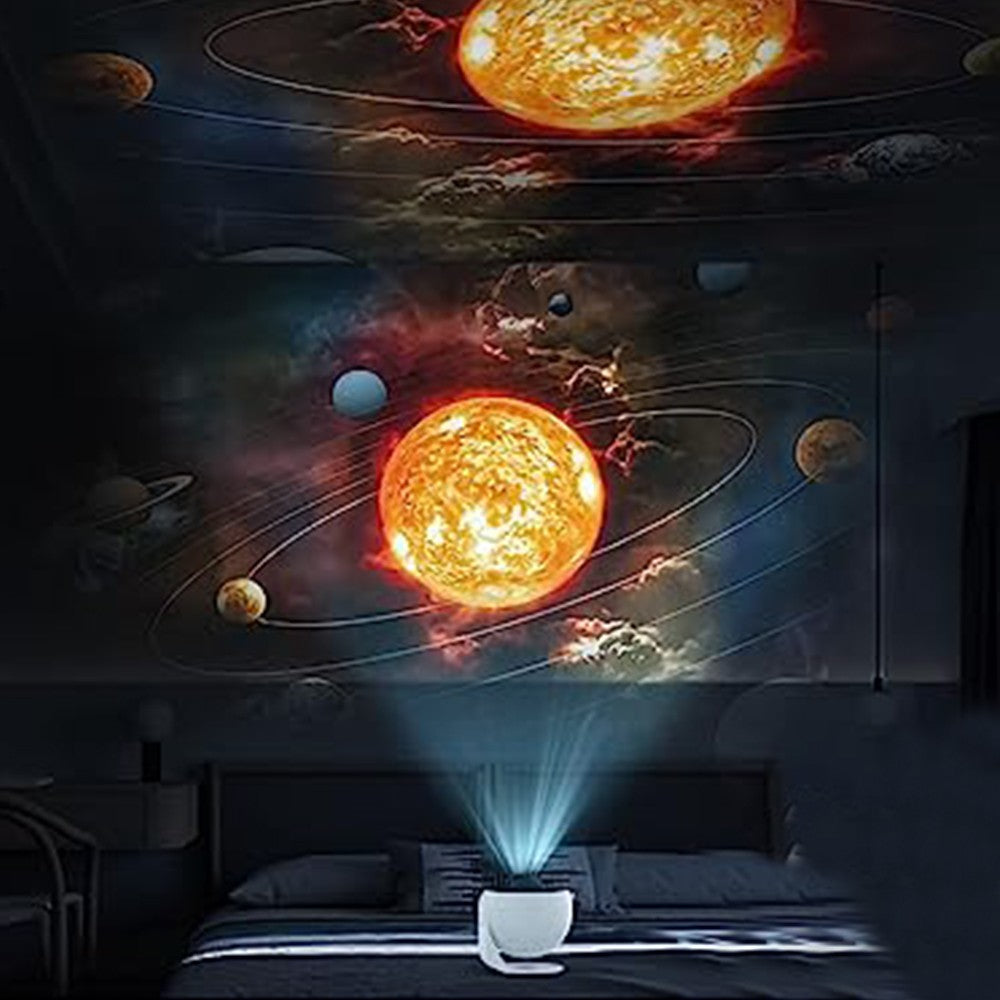 Planetarium Projector Galaxy Projector Light Night Light with 12 Sheets Films
