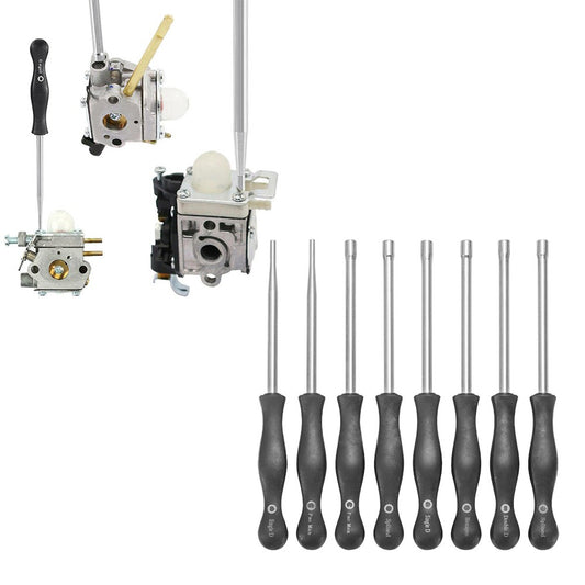 8Pcs Carburetor Adjustment Tool Set Small Engine Carb Tune up Adjusting Tool