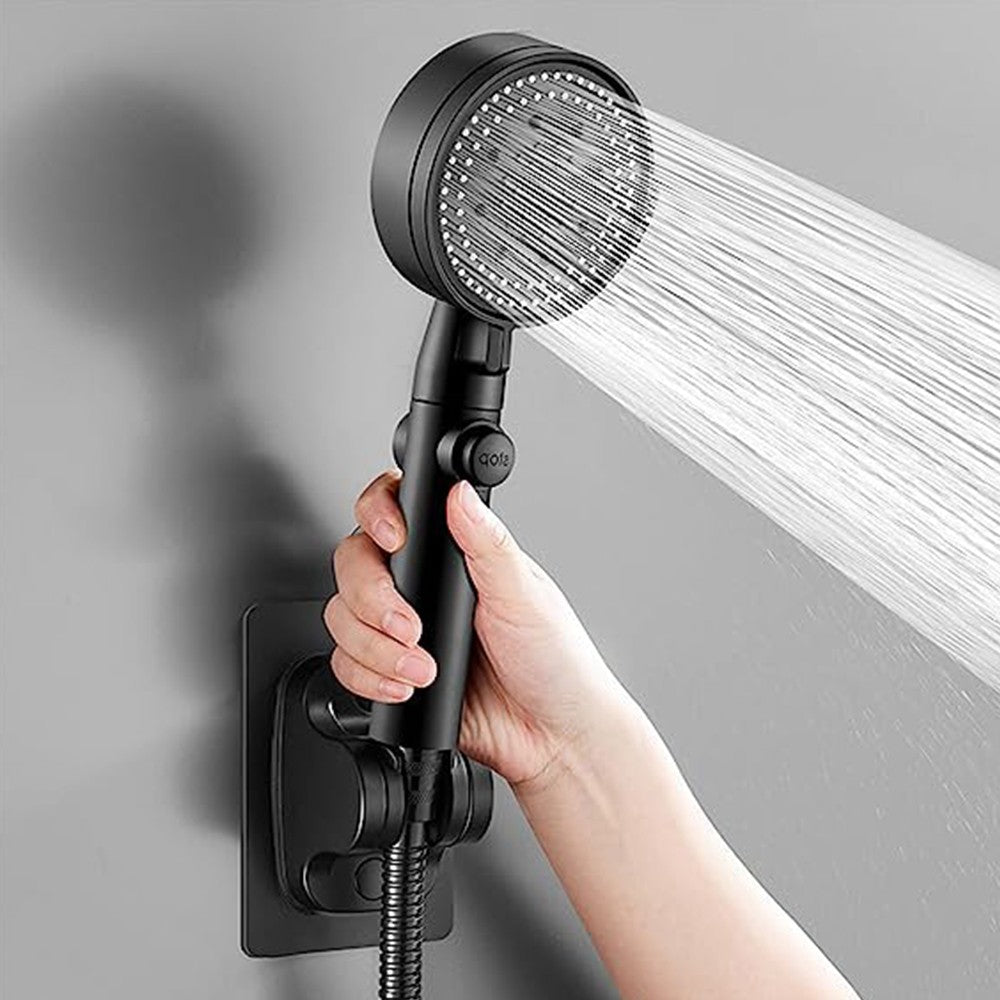 1 X Handheld High Pressure Shower Head 5 Spray Modes Shower Head with 2m Hose