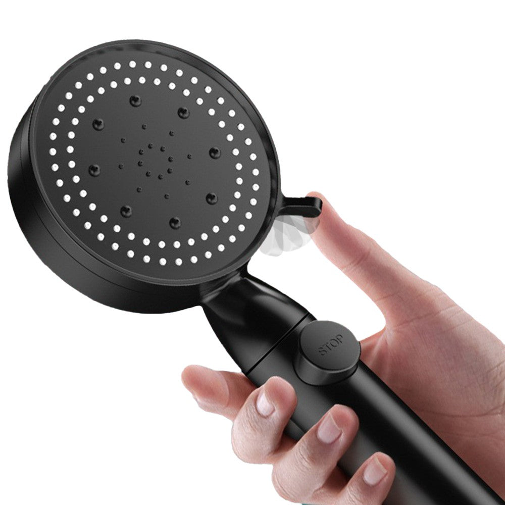 2 X Handheld High Pressure Shower Head 5 Spray Modes Shower Head with 2m Hose