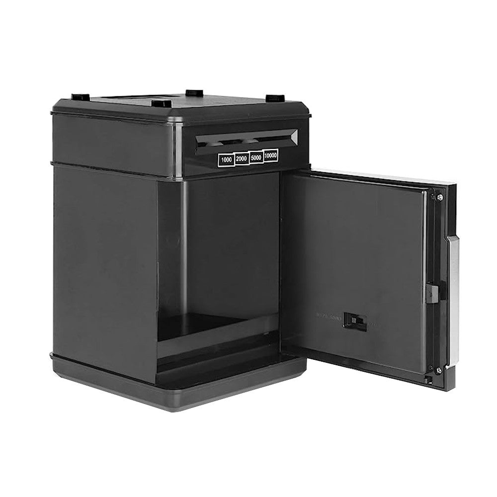 Kids Piggy Bank Electronic ATM Password Money Saving Box Cash Coin Can Black