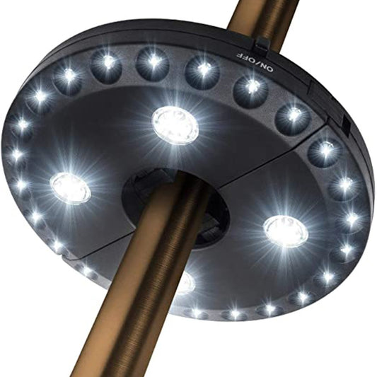 1 X 28 LEDs Patio Umbrella Light Battery Operated Camping Tents Umbrella Pole Light
