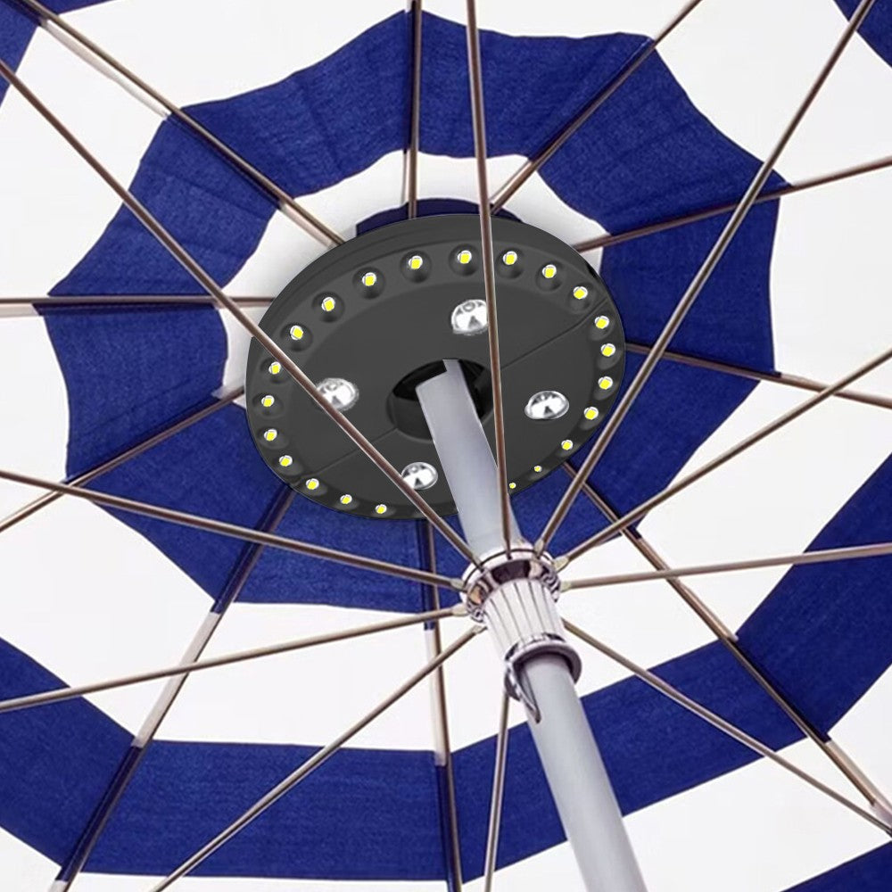 1 X 28 LEDs Patio Umbrella Light Battery Operated Camping Tents Umbrella Pole Light