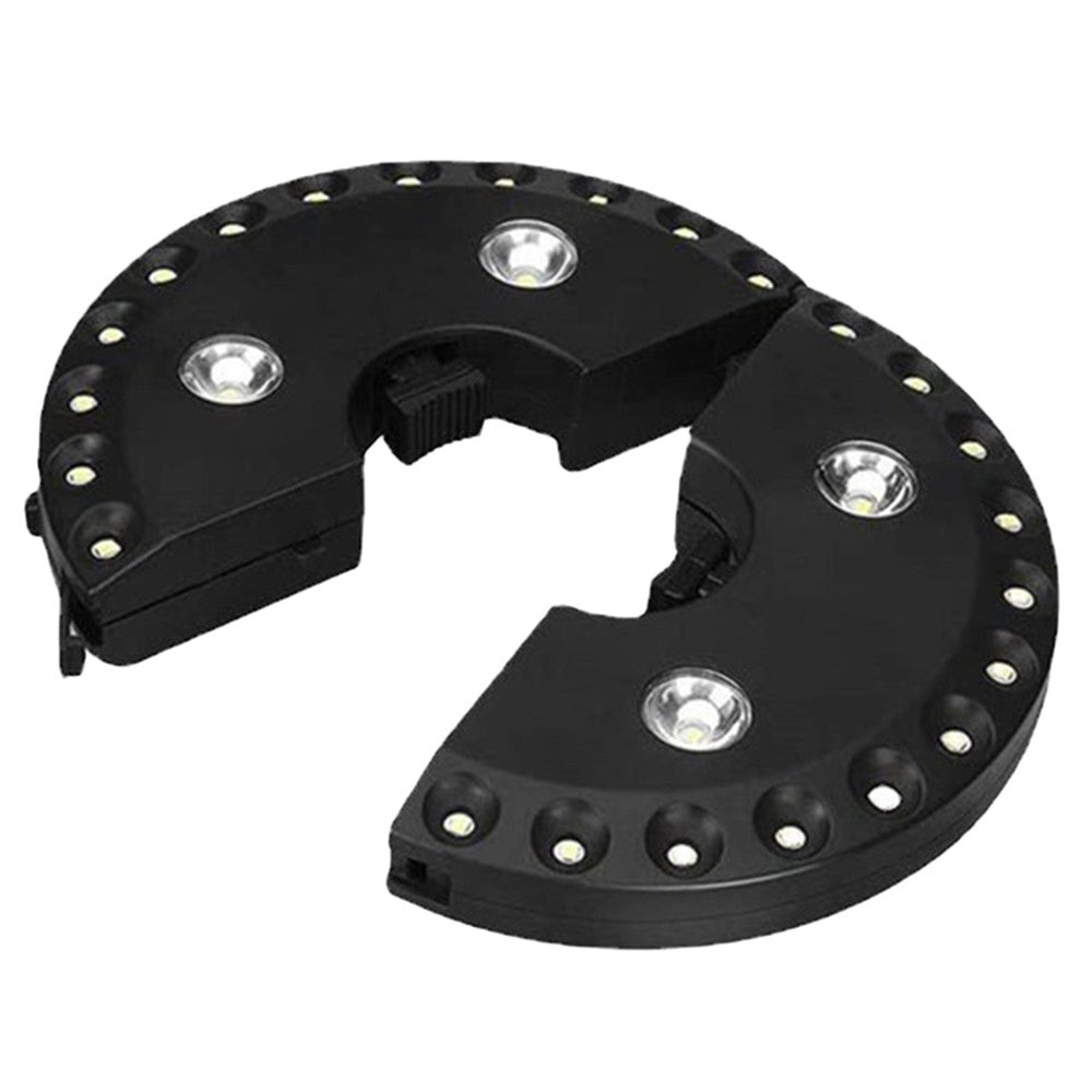 2 X 28 LEDs Patio Umbrella Light Battery Operated Camping Tents Umbrella Pole Light