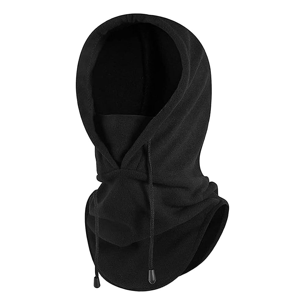 Winter Balaclava Ski Mask Neck Warm Fleece Hood Hat Skiing Hat Sports Cap Black