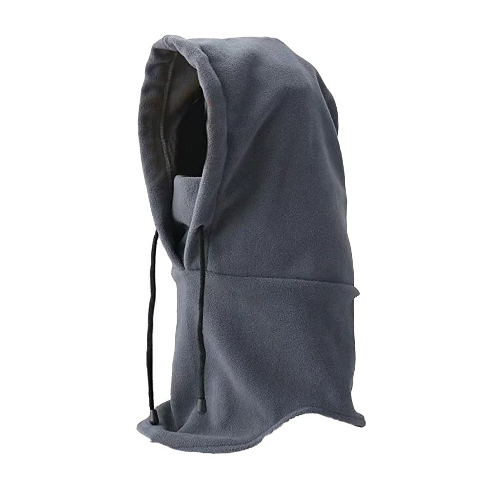 Winter Balaclava Ski Mask Neck Warm Fleece Hood Hat Skiing Hat Sports Cap Grey