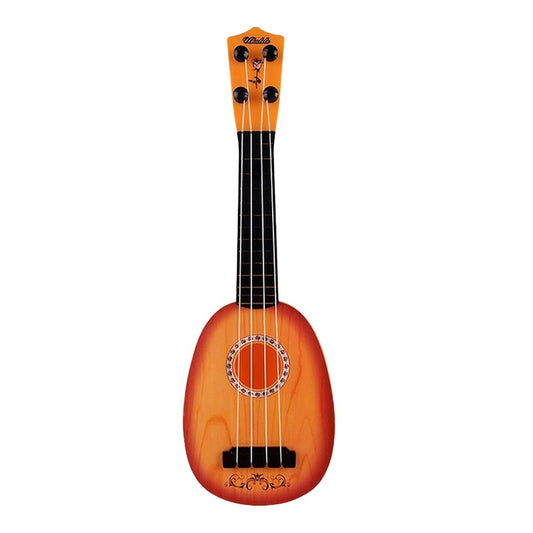 Kids Ukulele Guitar Toy Toddler Musical Instrument Educational Learning Toy Orange