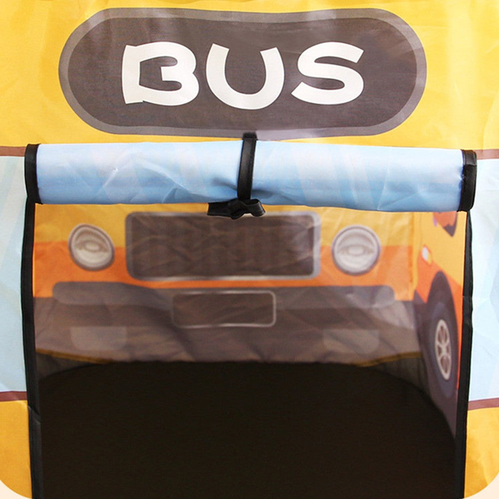 Pop-up Kids Play Tent Foldable Indoor Toddlers Playhouse Toy with Storage Bag Yellow