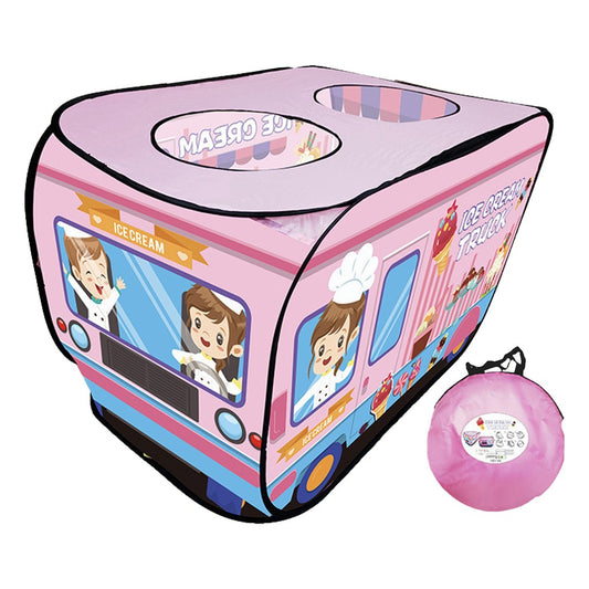 Pop-up Kids Play Tent Foldable Indoor Toddlers Playhouse Toy with Storage Bag Pink