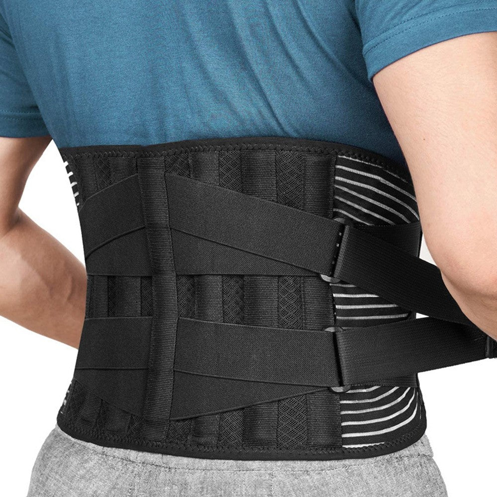 Lower Back Brace Waist Support Belt Lumbar Support Belt for Men Women M Size