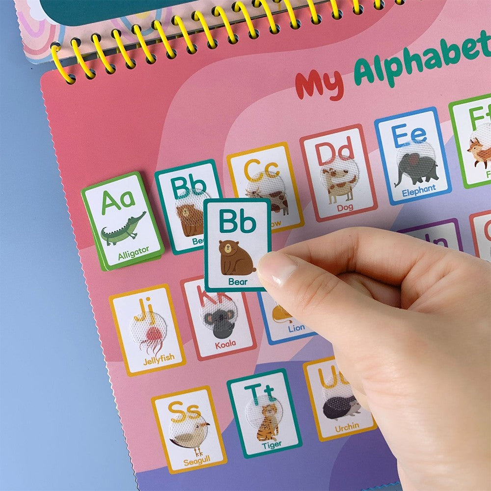 Montessori Busy Book Kit Toddler Early Educational Learning Toys Green Cover