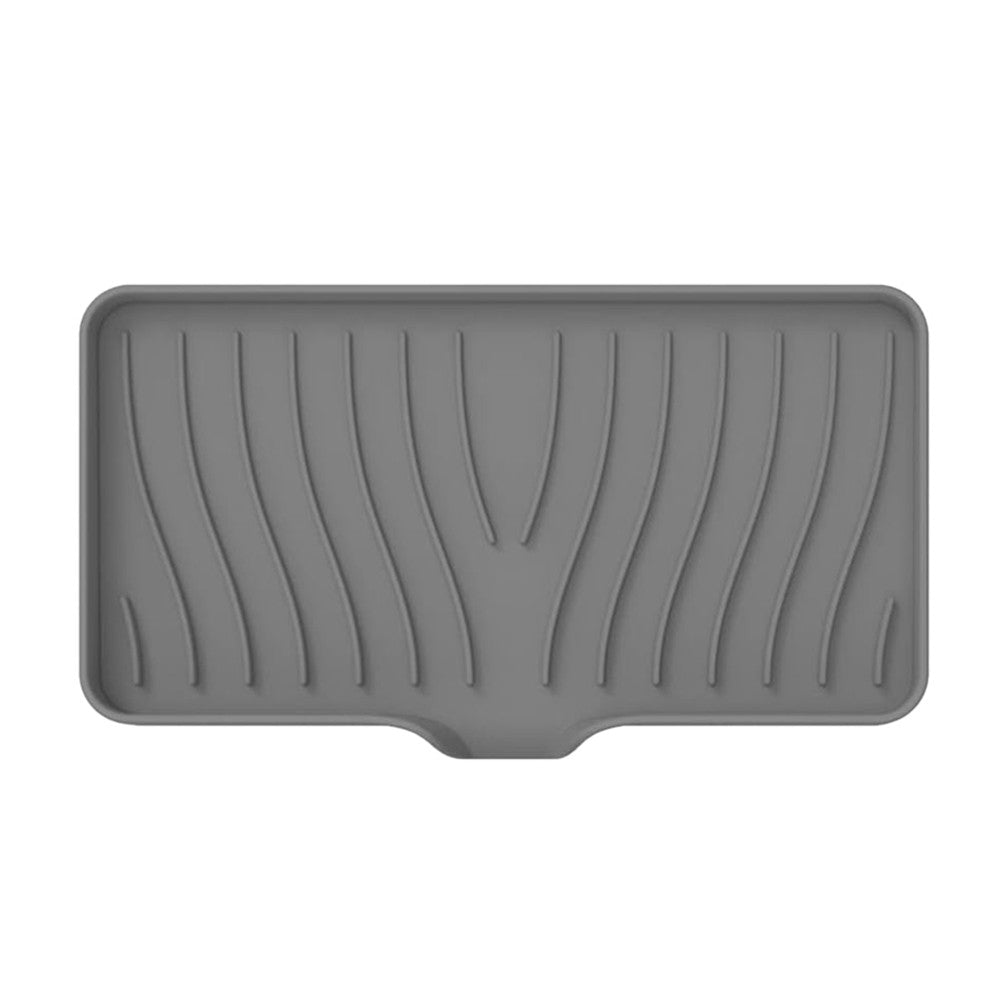 3Pcs Silicone Soap Dish Self Draining Soap Tray Non-Slip Soap Holder for Bathroom Kitchen Grey