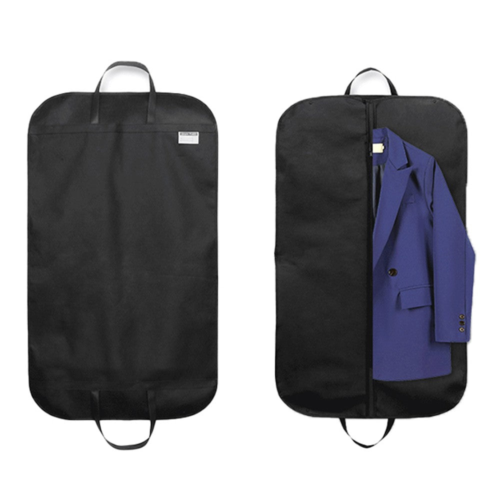 2Pcs 100cm Mens Breathable Garment Bag Foldable Suit Cover Bag with Handles