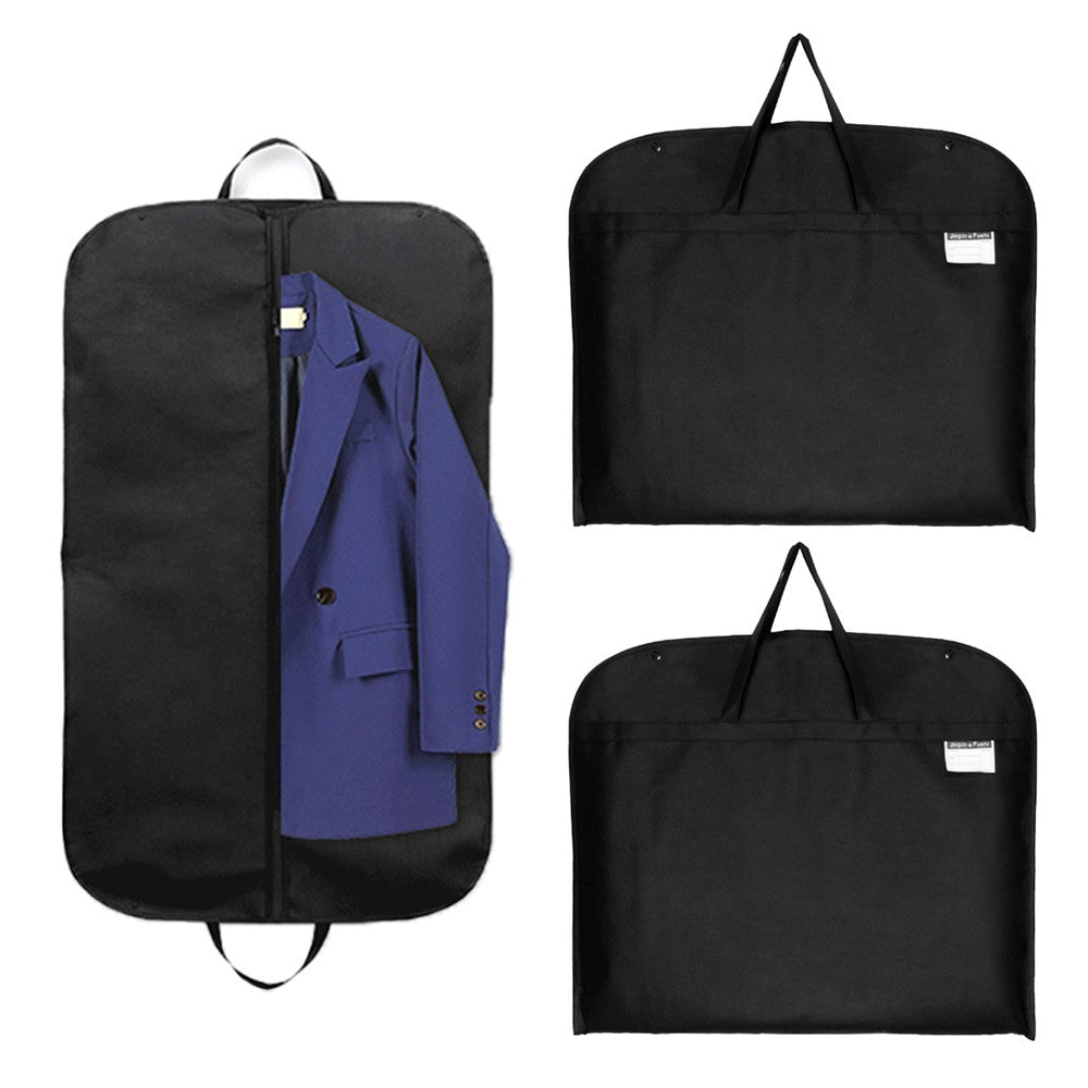 2Pcs 100cm Mens Breathable Garment Bag Foldable Suit Cover Bag with Handles