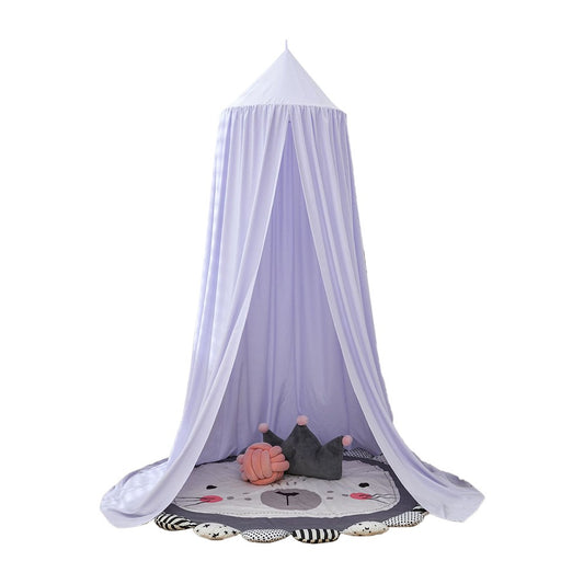 Dome Bed Decor Canopy for Kids Bed Hanging Toddler Reading Nook Play Tent Purple