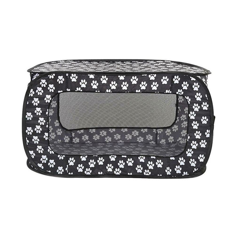 Portable Dog Crate Pop Up Cat Dog Kennel Pet Tent with Mesh Window