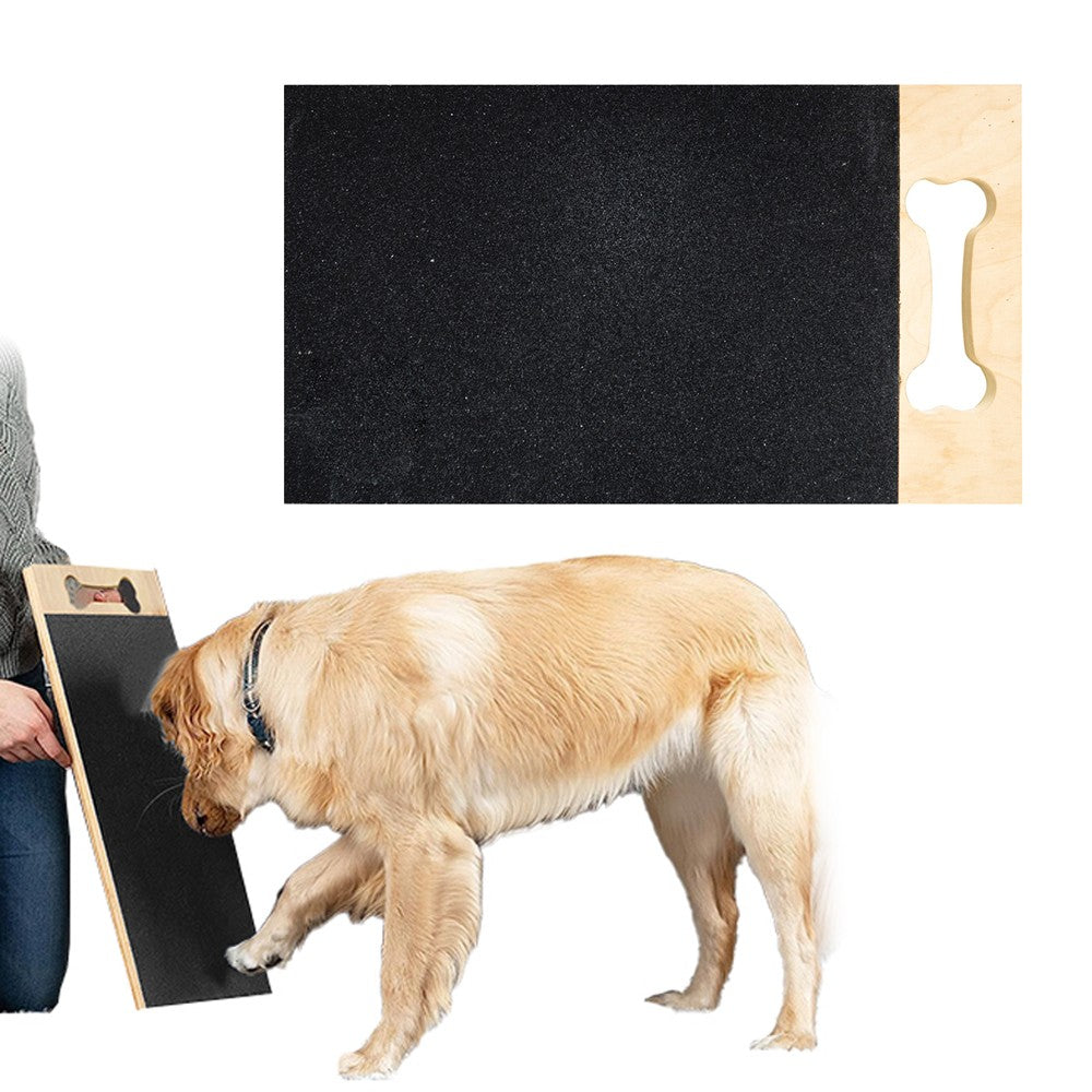 Single Sided Dog Nail Scratch Board Pet Nail File Nail Care Board Black