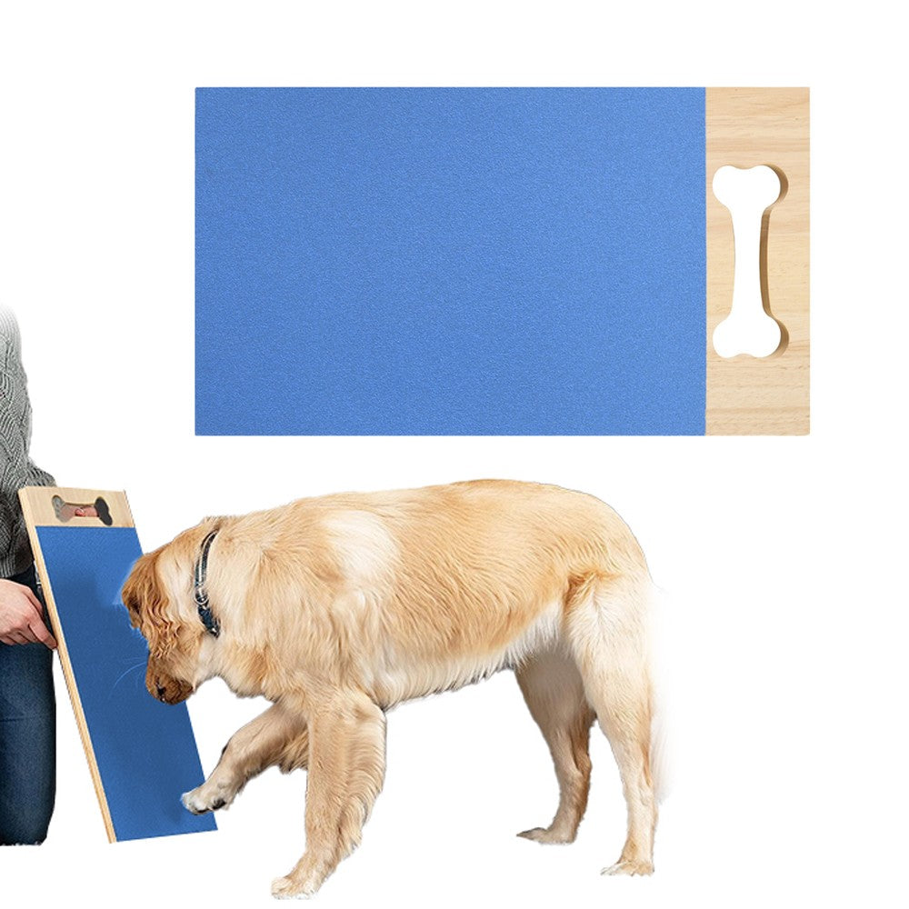 Single Sided Dog Nail Scratch Board Pet Nail File Nail Care Board Blue