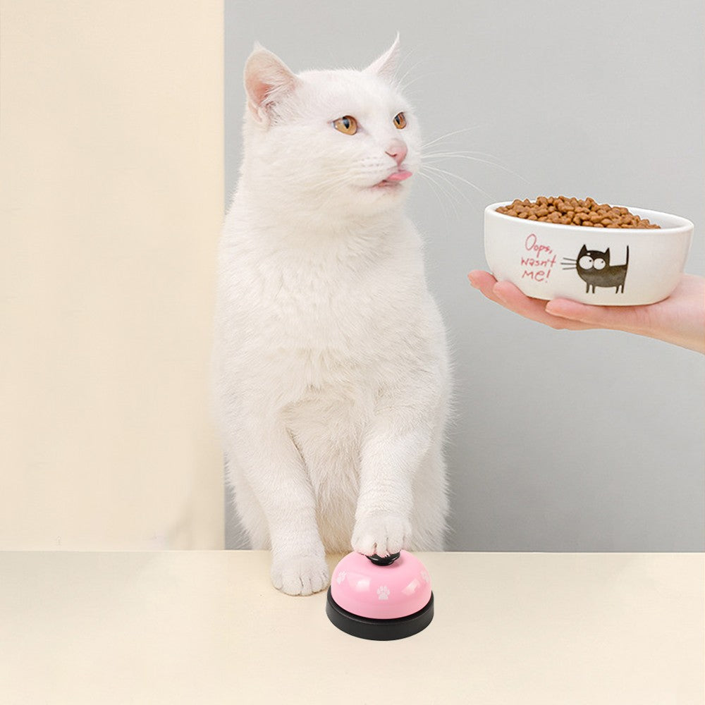 2Pcs Pet Training Bell for Pet Potty Training Dog Cat Interactive Toy Pink