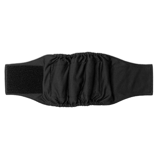 1Pc Washable Male Dog Diapers Reusable Puppy Belly Wrap Diaper Band Black S