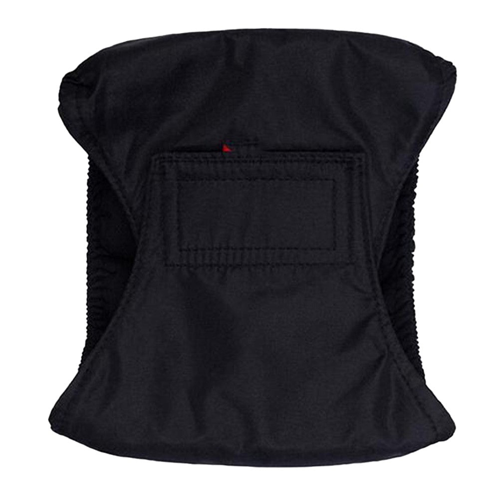 2Pcs Washable Male Dog Diapers Reusable Puppy Belly Wrap Diaper Band Black XL