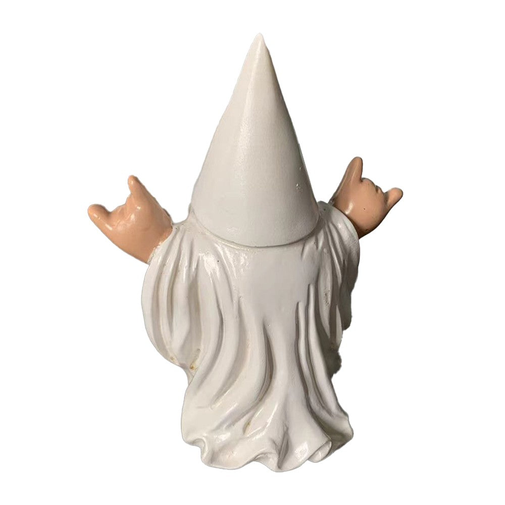 2Pcs Rocker Gnome Garden Statue Outdoor Sculpture Garden Home Ornament