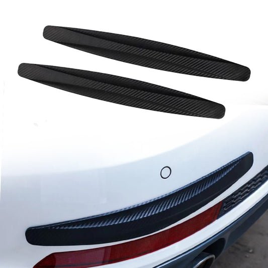 2Pcs Universal Anti-Collision Car Bumper Guard Protector Car Corner Anti-Scratch Strips Black