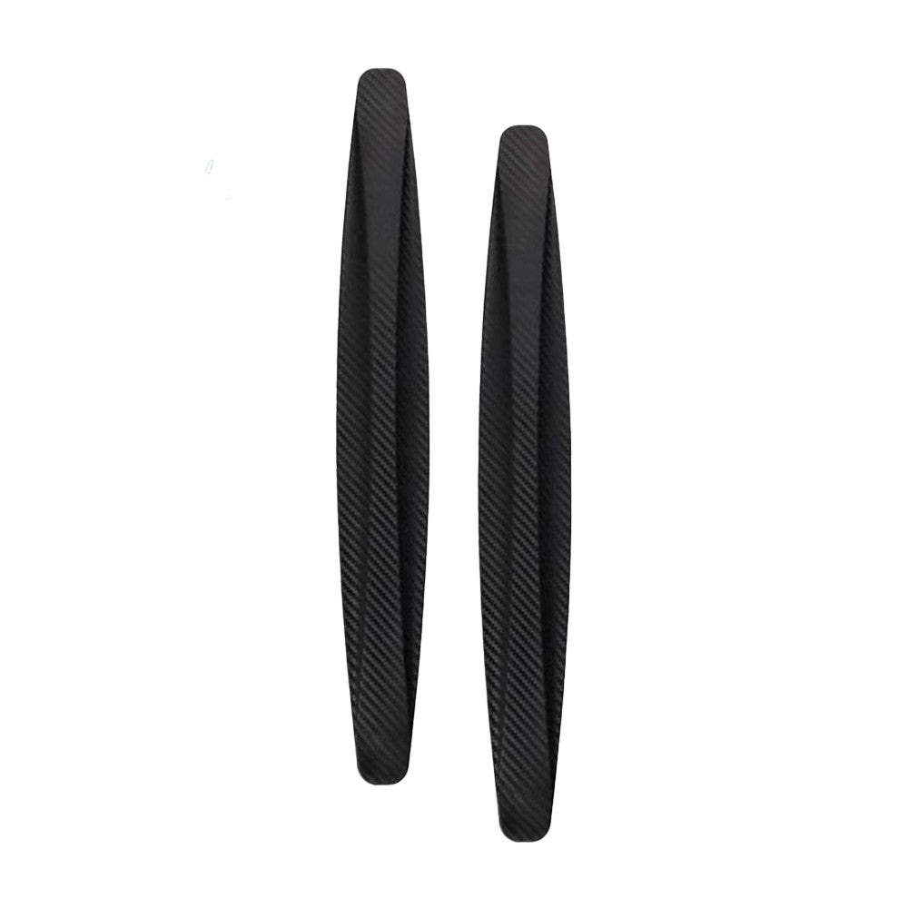 2Pcs Universal Anti-Collision Car Bumper Guard Protector Car Corner Anti-Scratch Strips Black