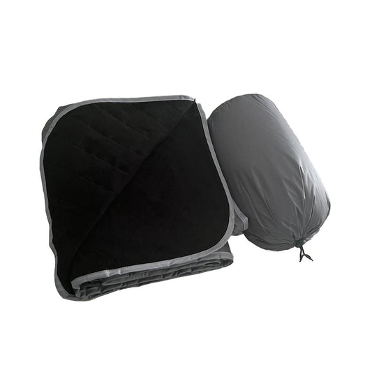 200x140cm Outdoor Waterproof Camping Blanket Polar Fleece Wind-resistant Blanket Grey