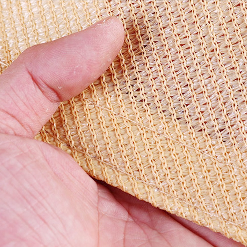 Rectangle Sun Shade Sail Canopy Outdoor Yard Awning Pergola Cover Light Yellow