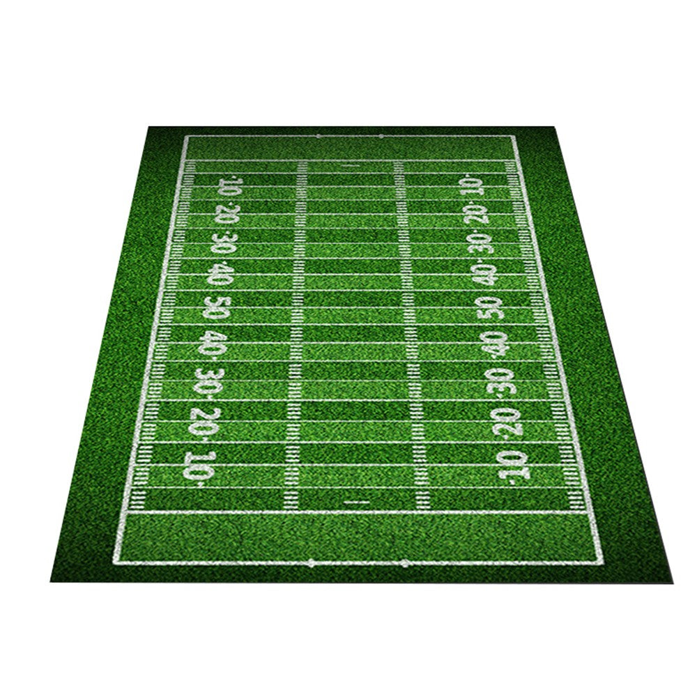 120x160cm Football Field Floor Mat Non-slip Kids Playmat Sports Theme Mat Home Decor Style 2