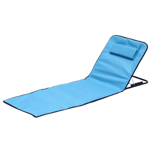 Chaise Lounge Chair Outdoor Lay Flat Folding Portable Beach Chair 5-Position Adjustable Lounge Chair