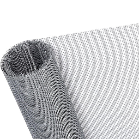A Roll of 100x500cm Window Screen Replacement Door Screen Mesh Pet Screen Grey