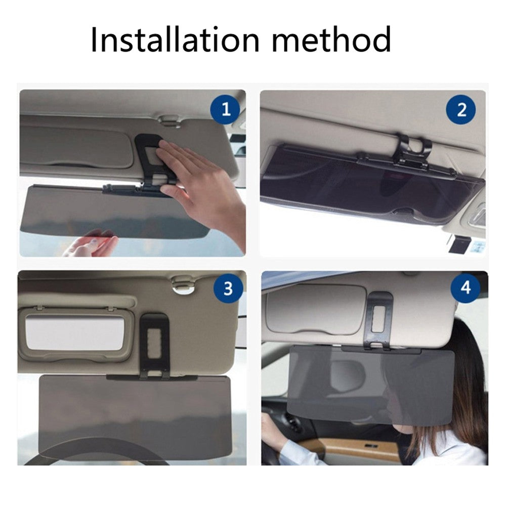 Clip on Sun Visor Extender for Car Anti-Glare Car Sun Visor for Safe Driving