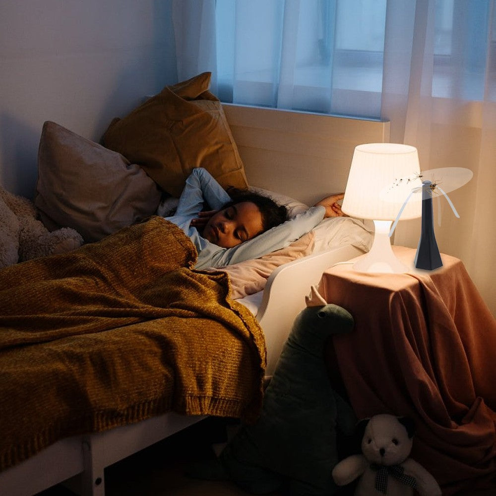 1Pc Chemical Free Fly Repellent Fan Battery Powered Fly Deterrent Fan with Reflective Blades