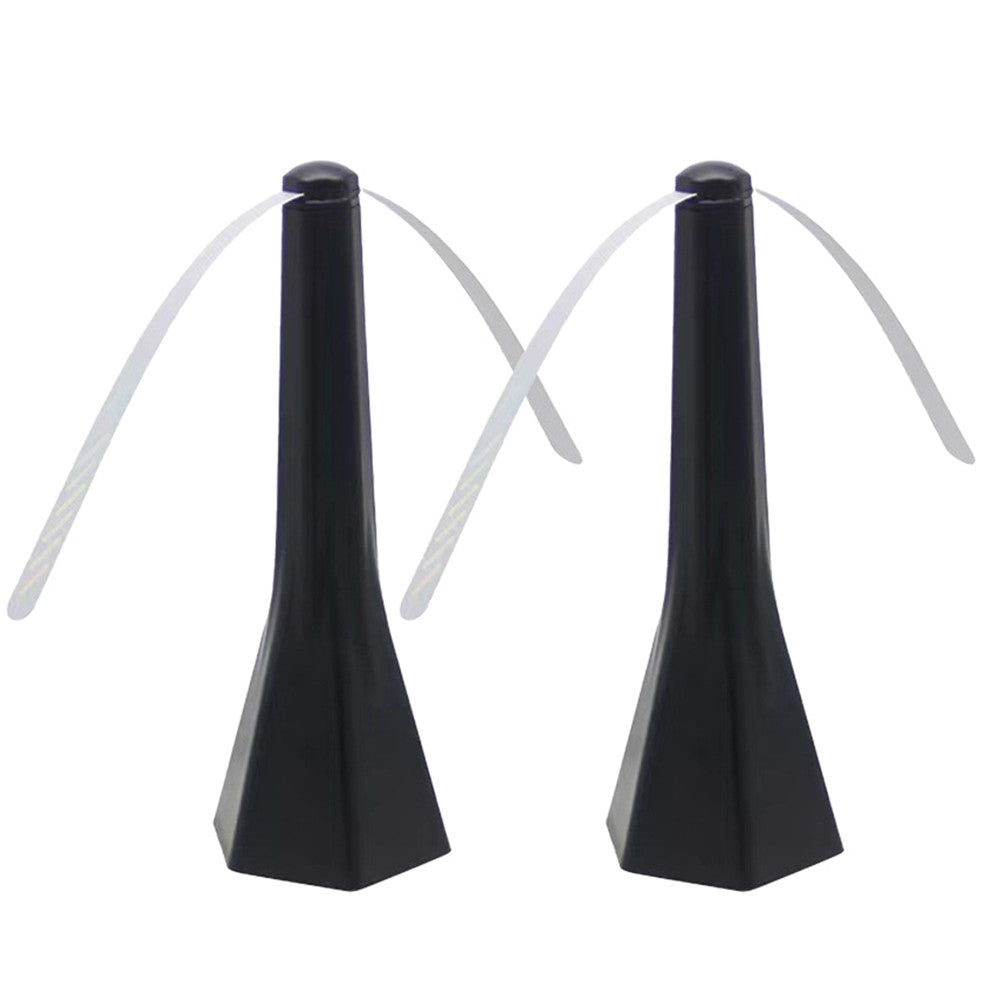 2Pcs Chemical Free Fly Repellent Fan Battery Powered Fly Deterrent Fan with Reflective Blades