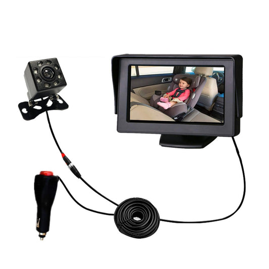 720P HD Baby Monitor Car Seat Rear Mirror Camera Child Safety Camera Monitoring Device