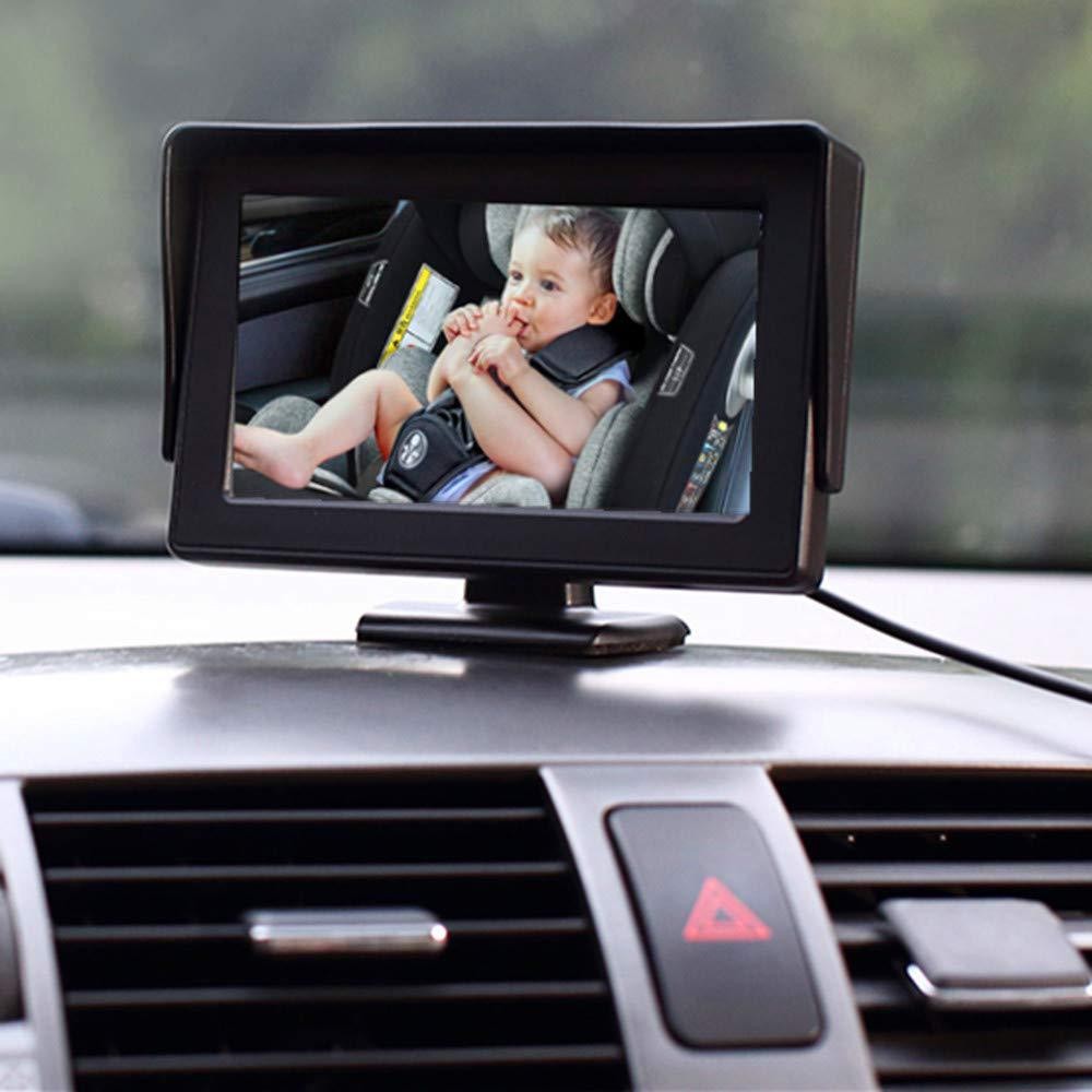 720P HD Baby Monitor Car Seat Rear Mirror Camera Child Safety Camera Monitoring Device