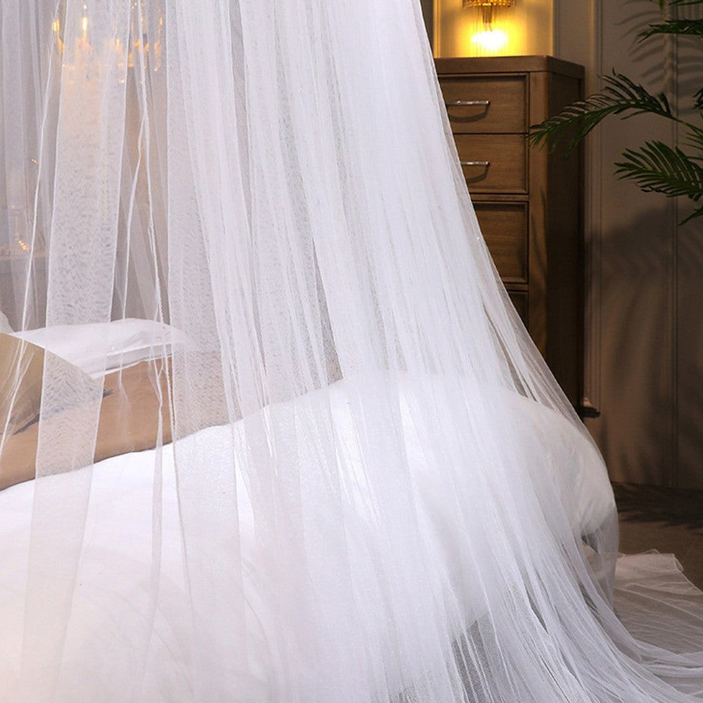 Bed Canopy Bedcover Bed Curtain Dome Mosquito Net Universal Size White